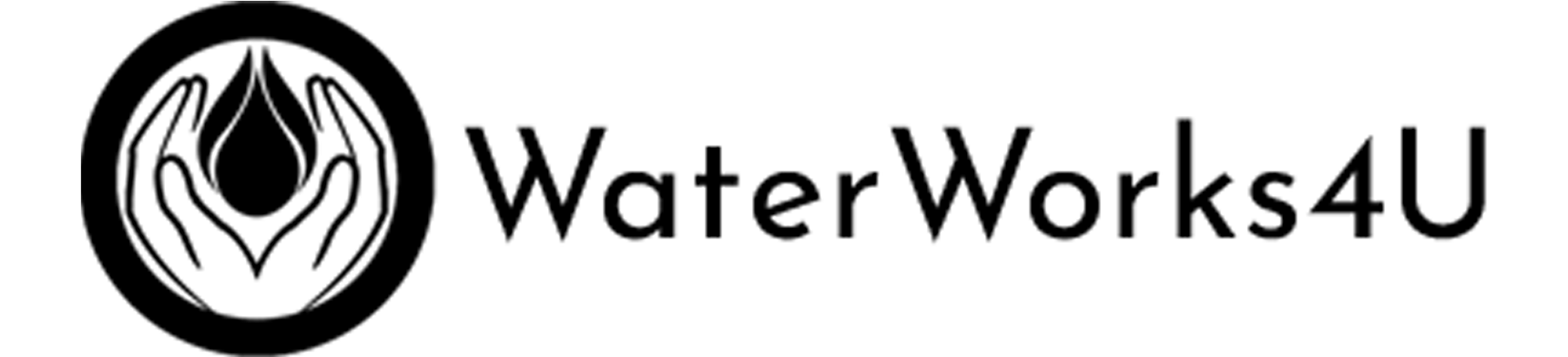 WaterWorks4U Black Logo